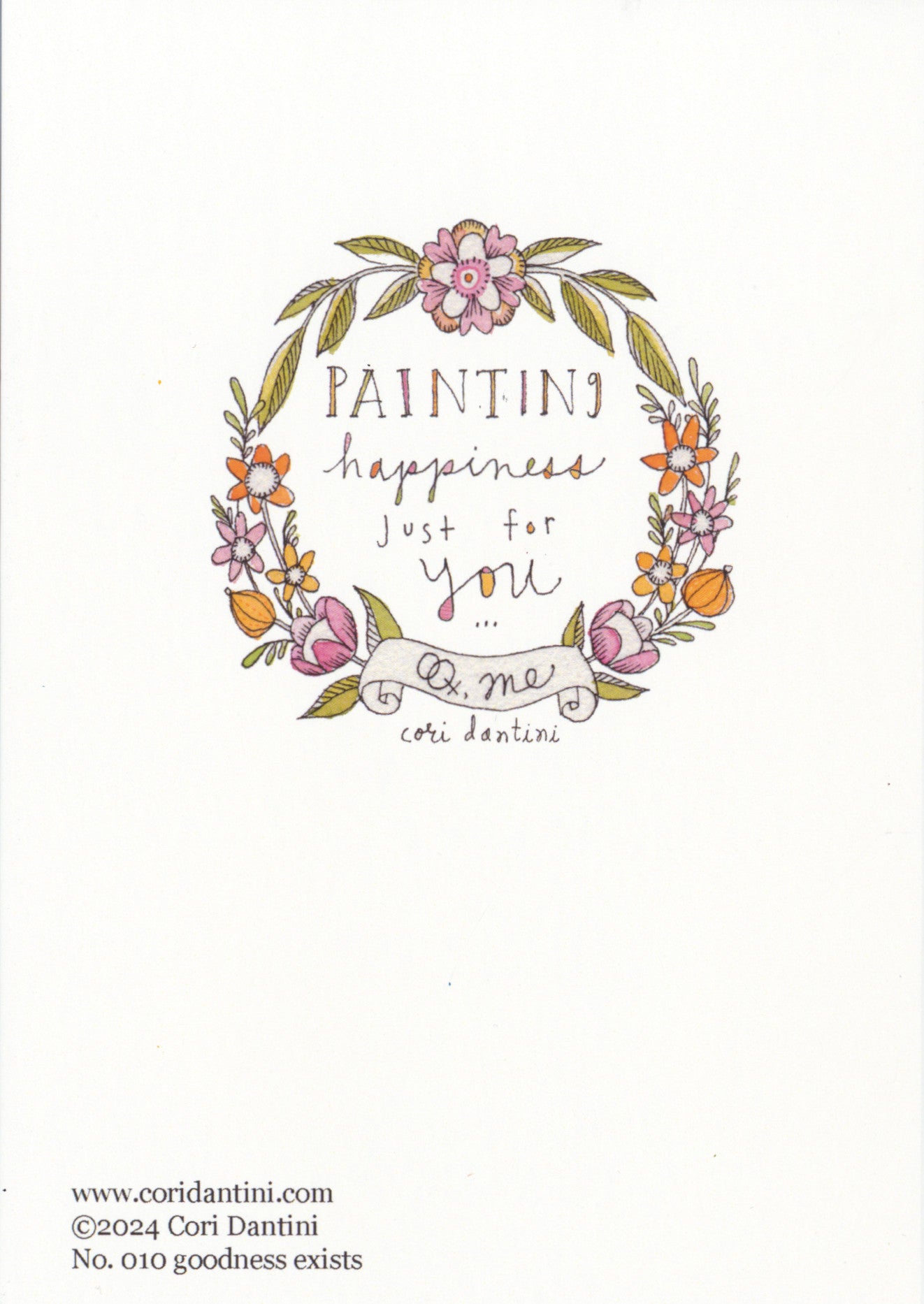 Greeting card - Goodness Exists - spread positivity